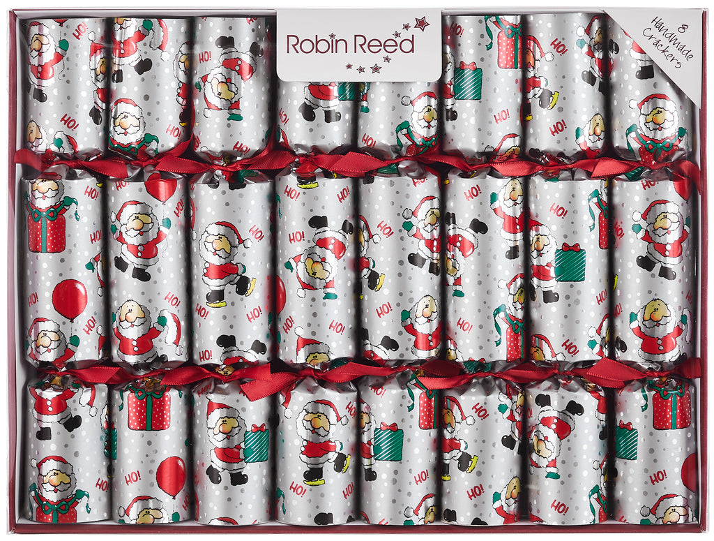 8 x 10" Handmade English Christmas Crackers by Robin Reed - Ho Ho Ho - CCS21-02